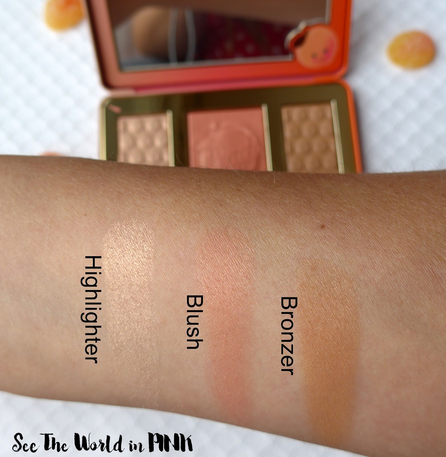 Too Faced Sweet Peach Glow PeachInfused Highlighting