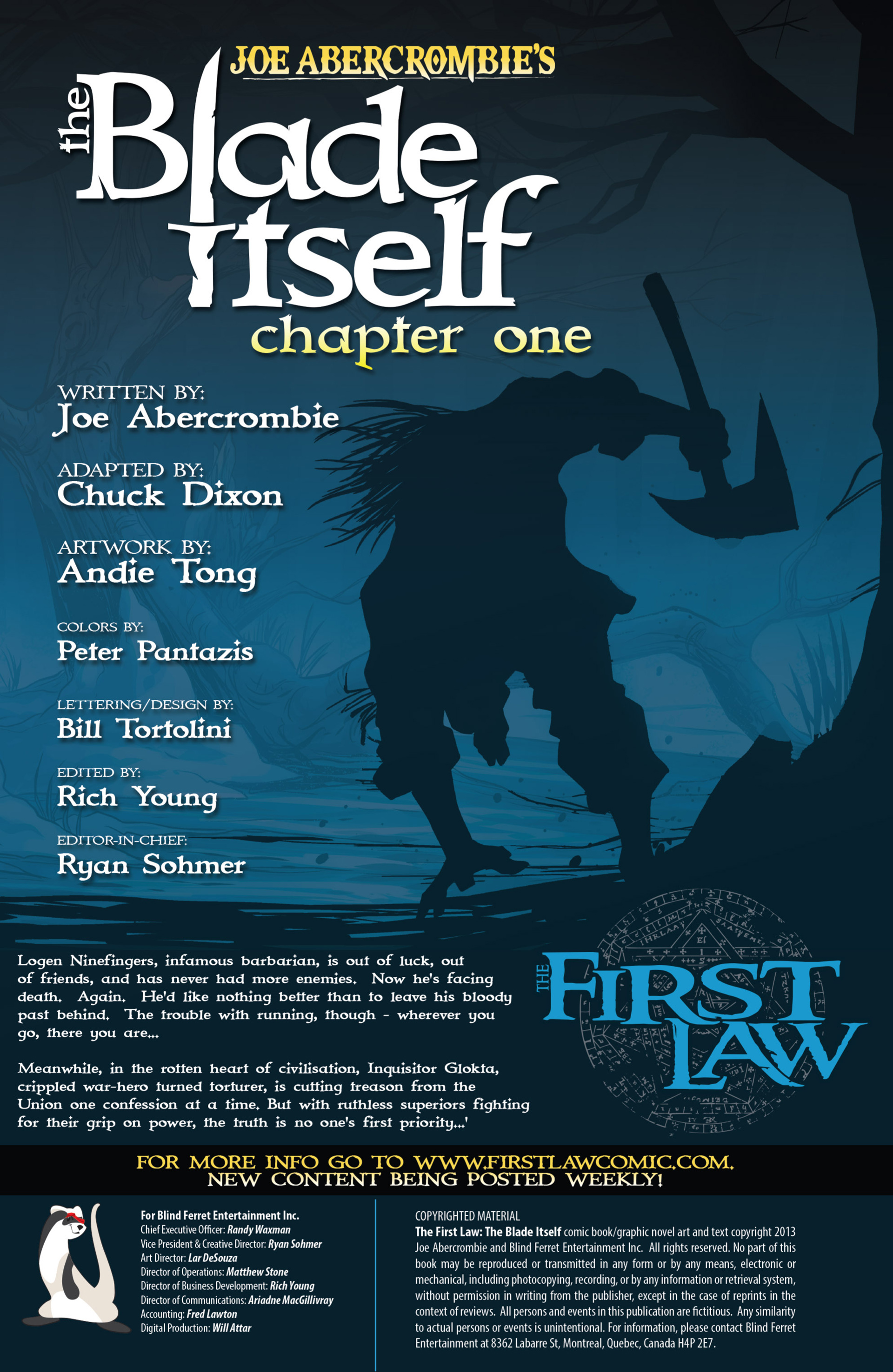 Read online The First Law: The Blade Itself comic -  Issue #1 - 2