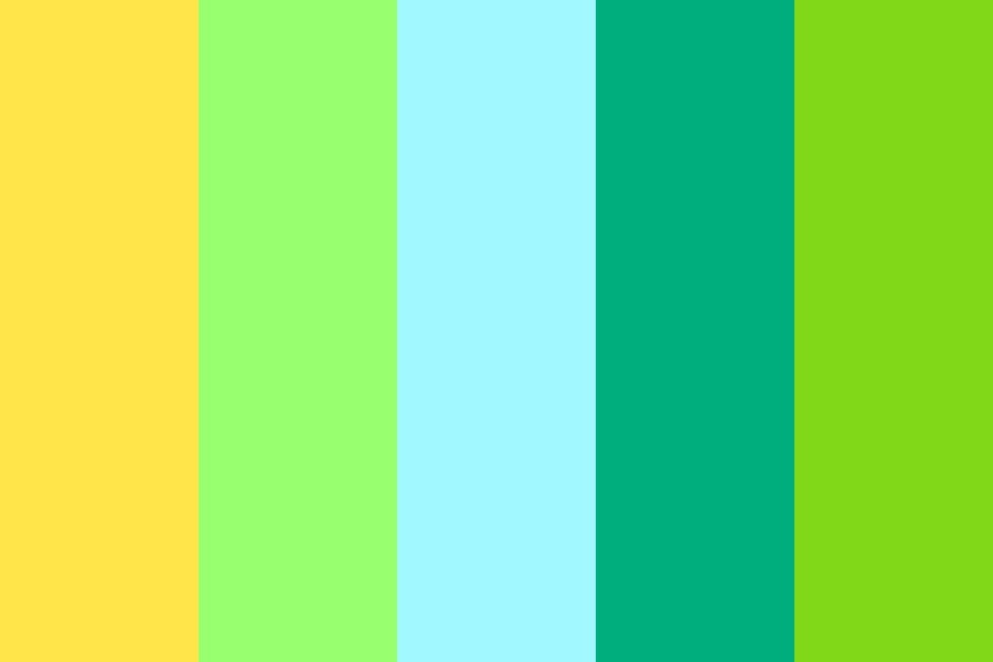 Blue Green Yellow Color Palette With Regard To And Scheme Prepare 0 
