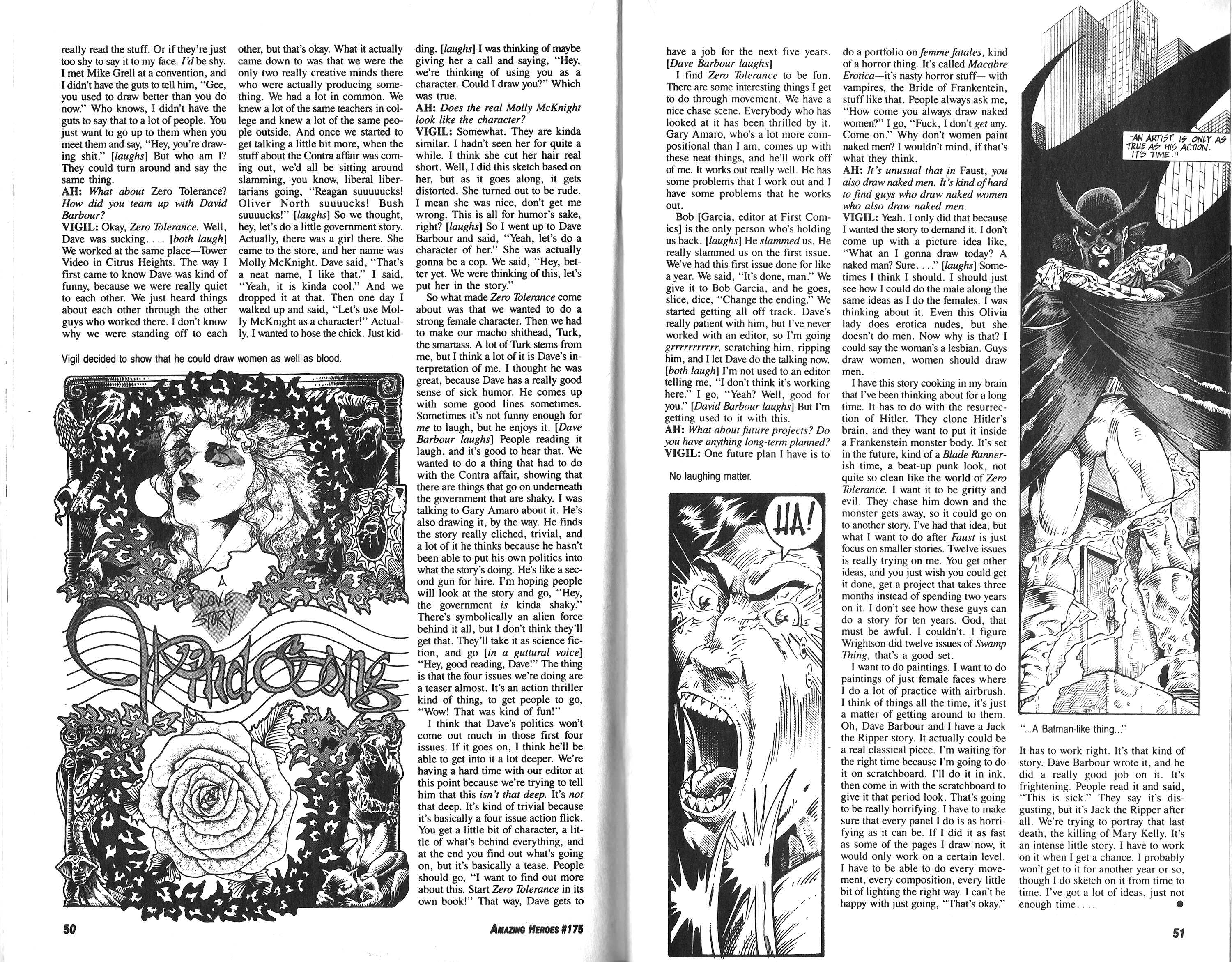 Read online Amazing Heroes comic -  Issue #175 - 26