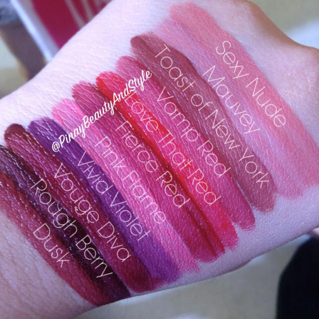 Ever Bilena Matte Liquid Lipstick Swatches and Review ALL 12 shades