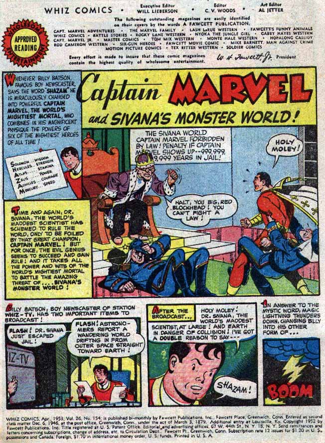 Read online WHIZ Comics comic - Issue #154 - 3