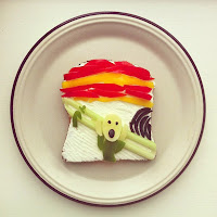 Sandwich  El grito Munch 