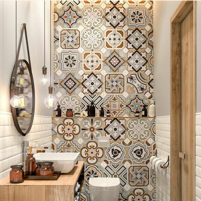 Decoração banheiros e lavabos com espelhos redondos! Jeito de Casa Blo -> Decoracao Banheiro Atual Decoração banheiros e lavabos com espelhos redondos! Jeito de Casa Blo -> Decoracao Banheiro Atual