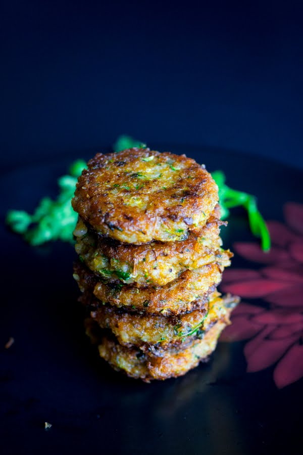 chawal tikki garam masala vegan pan fried snacks appetizer