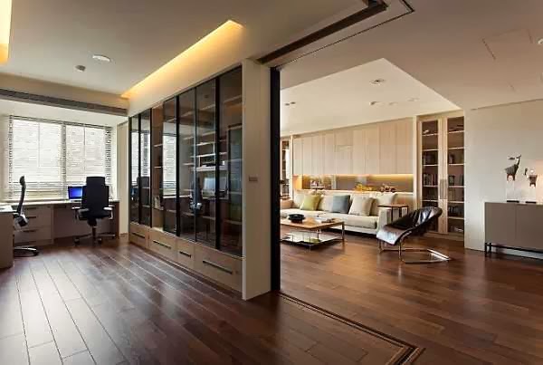 Photo of Apartment Interior with a Retractable Wall