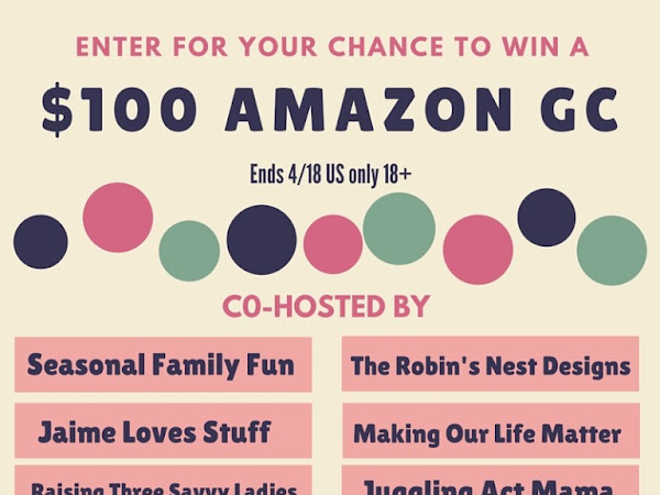 $100 Amazon Gift Card Giveaway [ends 4/18/16] + Spring Goals