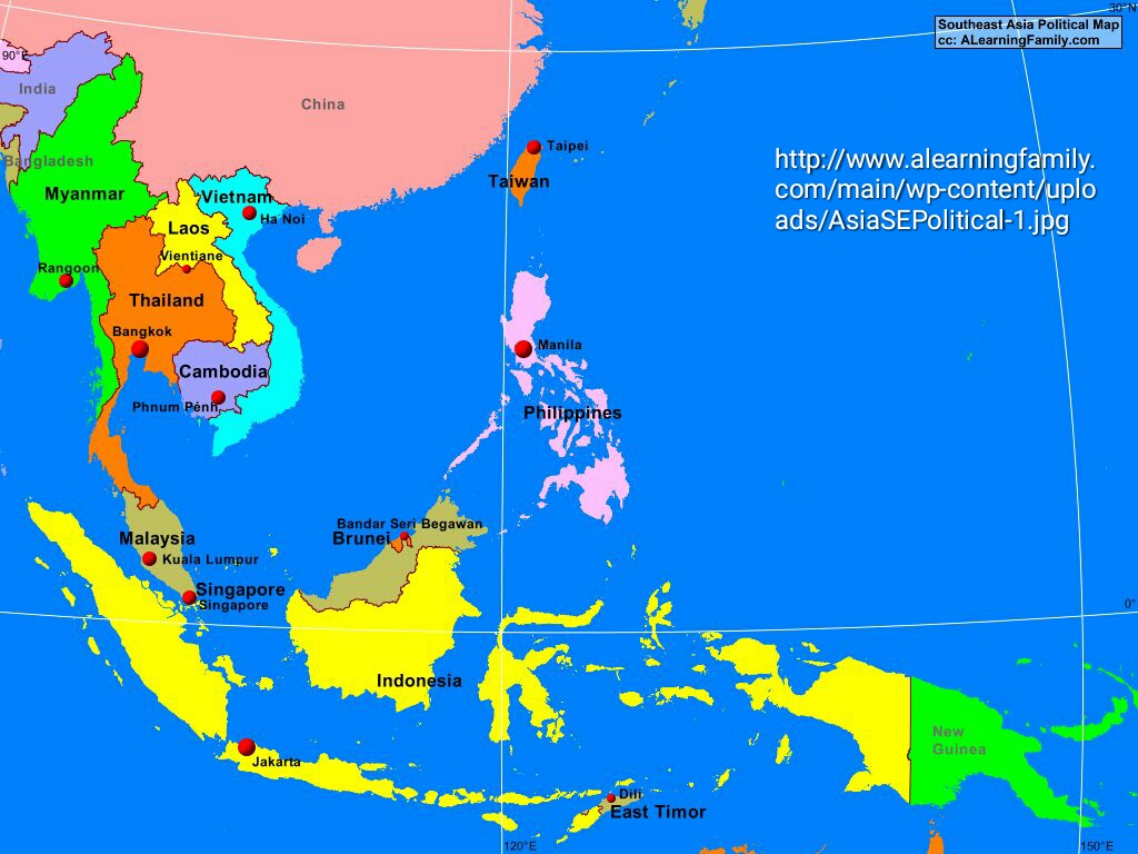 Negara-negara Asia Tenggara Dengan Sejarah dan Peninggalan Kebudayaan