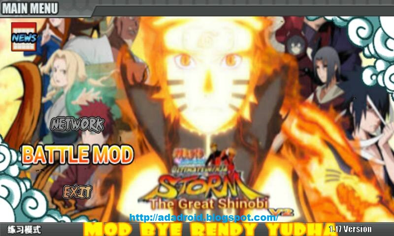 Naruto Storm Great Shinobi v2 Apk (not fix in some char)