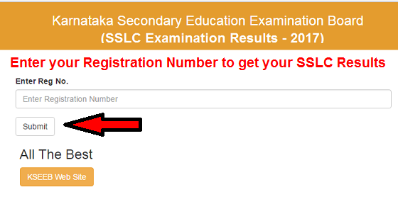 SSLC Result 2017 Karnataka