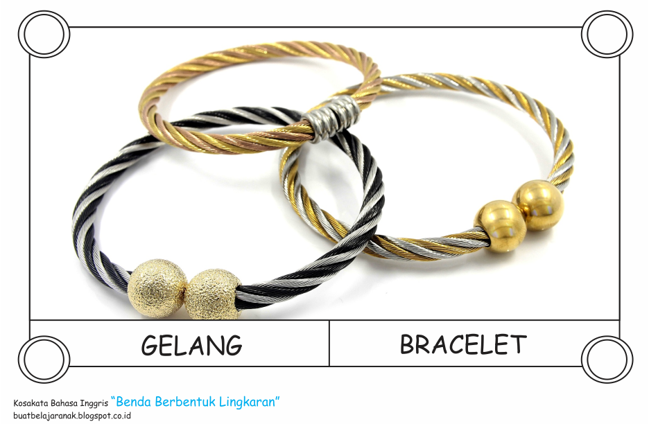 Kosakata NamaNama Benda Berbetuk Lingkaran Dalam Bahasa Inggris