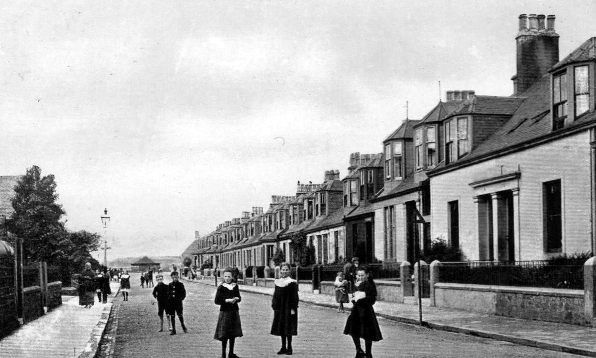 Tour Scotland Old Photograph Eglington Street Saltcoats Scotland