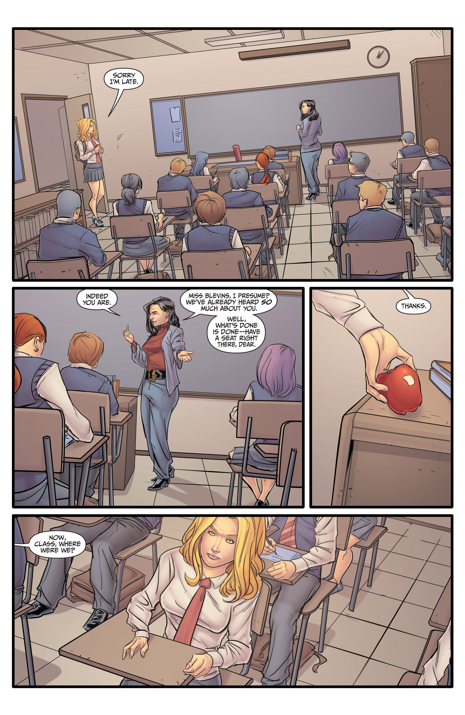 Read online Morning Glories comic -  Issue # _TPB 1 - 104