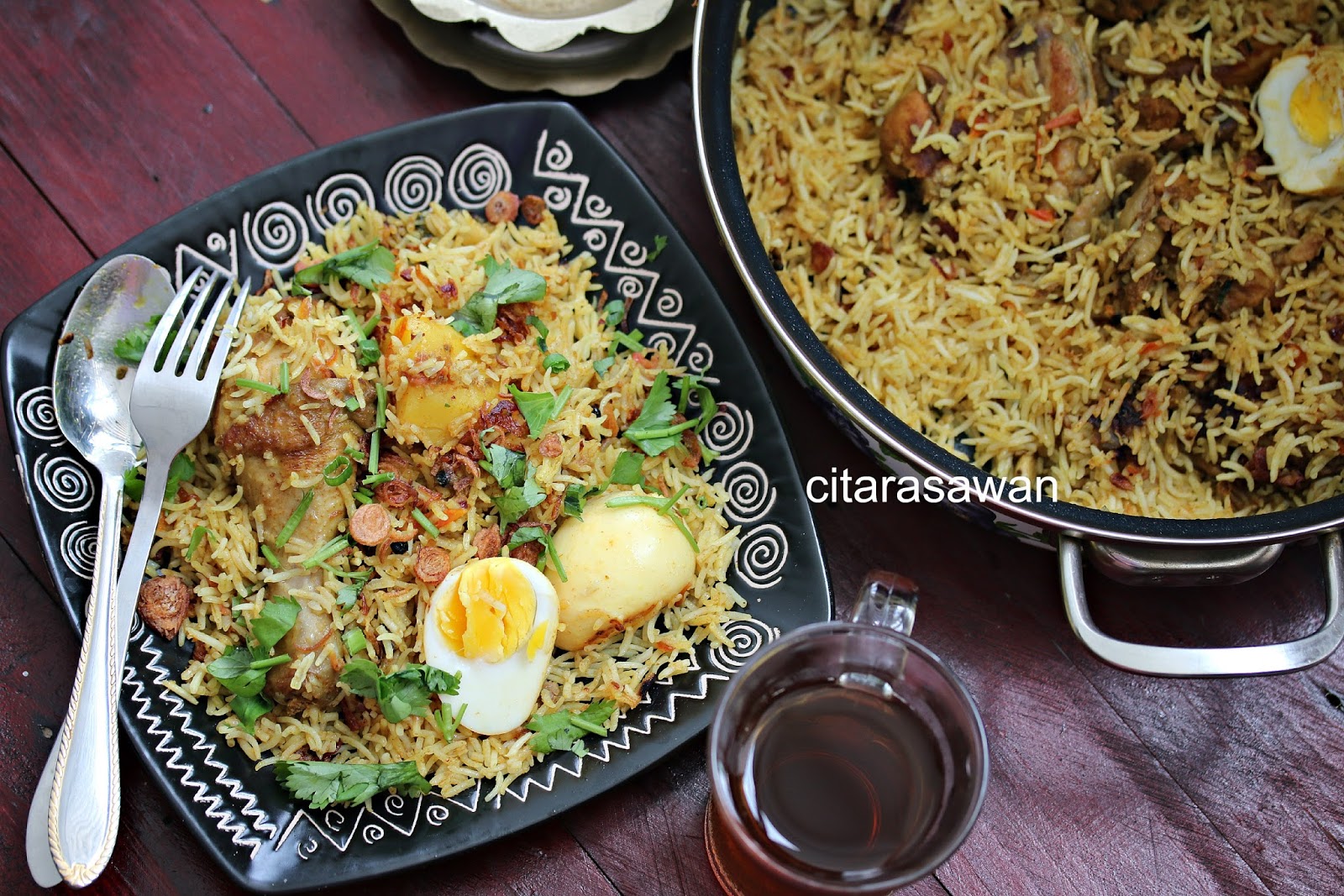 Nasi Briyani Ayam / Chicken Biryani Rice ~ Resepi Terbaik