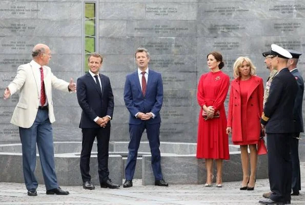 Crown Prince Frederik and Crown Princess Mary welcomed President Emmanuel Macron and his wife Brigitte Macron