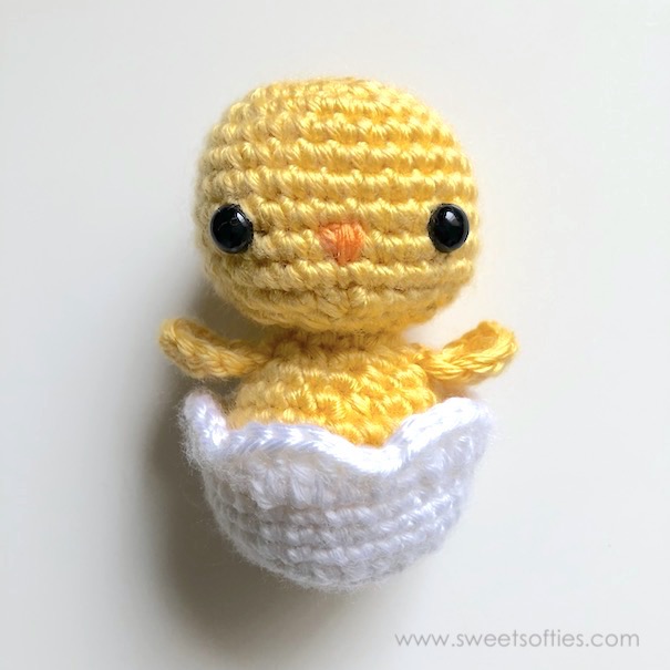 Baby Chick in Easter Egg (Free Crochet Pattern) Sweet Softies