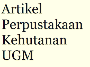 Artikel Perpustakaan FKT UGM