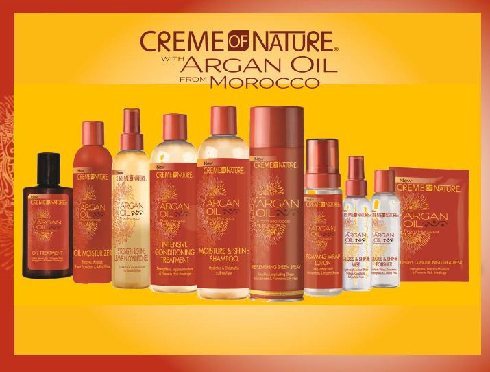SOglam101: CREME OF NATURE ARGAN OIL LINE