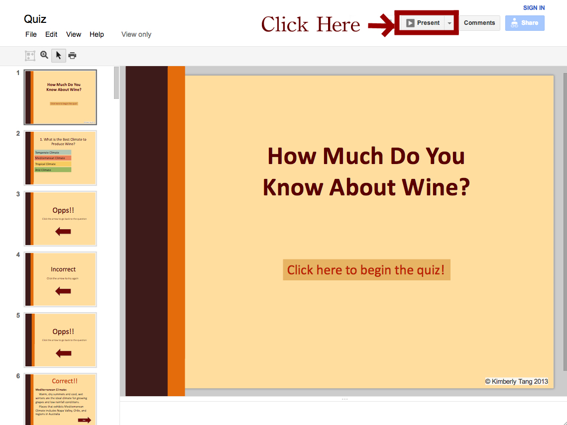 Taste of a Grape Quiz