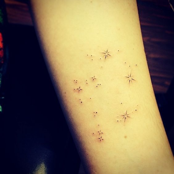 50+ Best Orion Constellation Tattoo Designs (2019) Hunter, Belt, Nebula ...