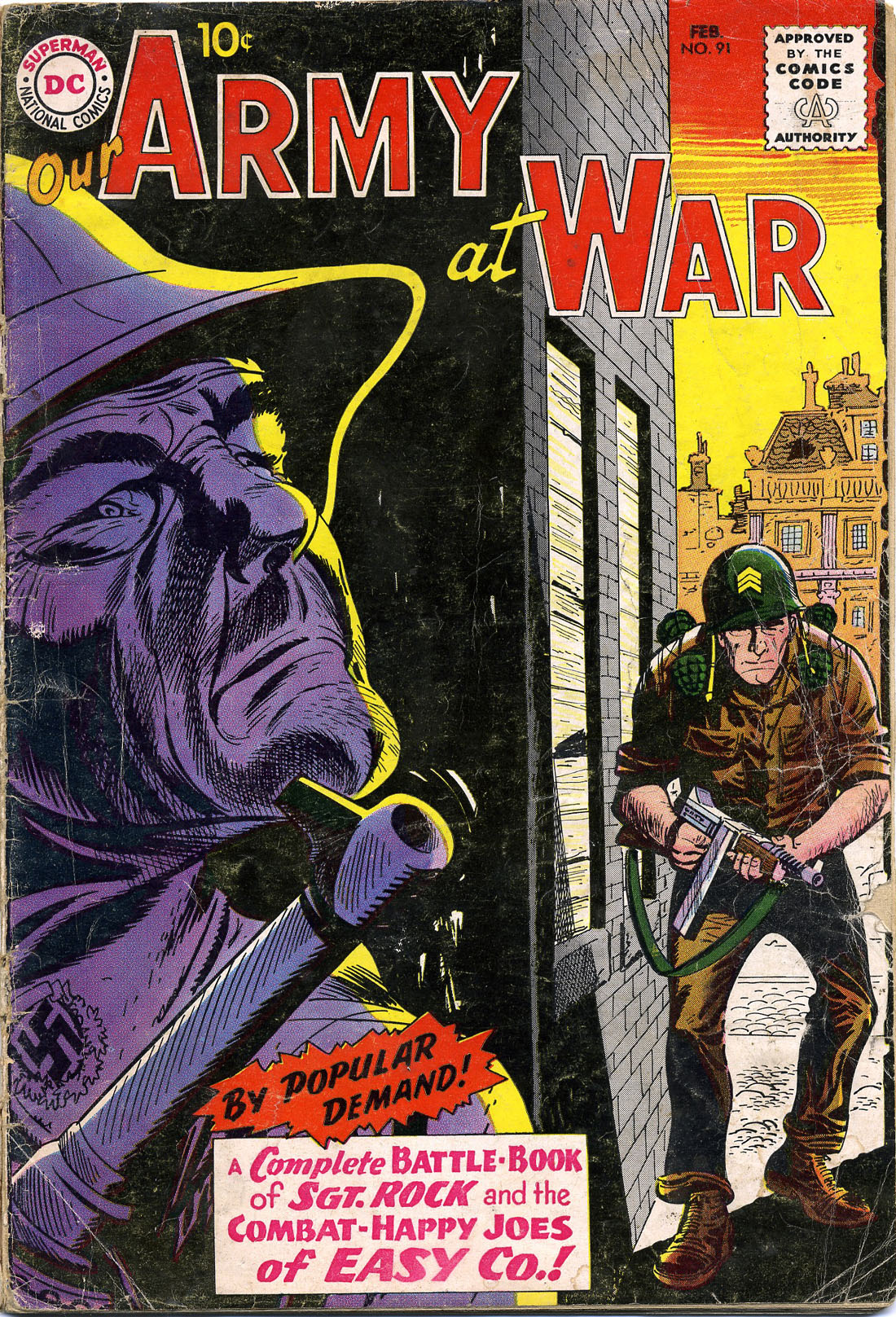 Read online Our Army at War (1952) comic -  Issue #91 - 1
