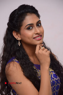 Nithya Naresh Stills in Long Dress at Nandini Nursing Home Platinum Disc Function