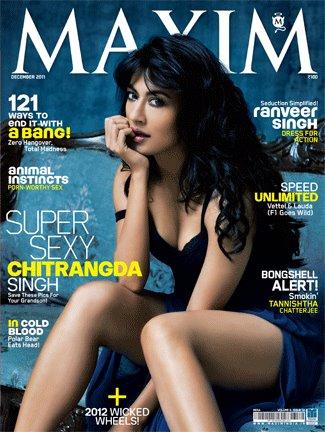 Sex Bf Sania - Asha Ashish: Chitrangada Singh on the cover of Maxim (December 2011)