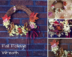Fall Foliage Wreath/ This and That #leafroses #driedflowers #dollartreecraft