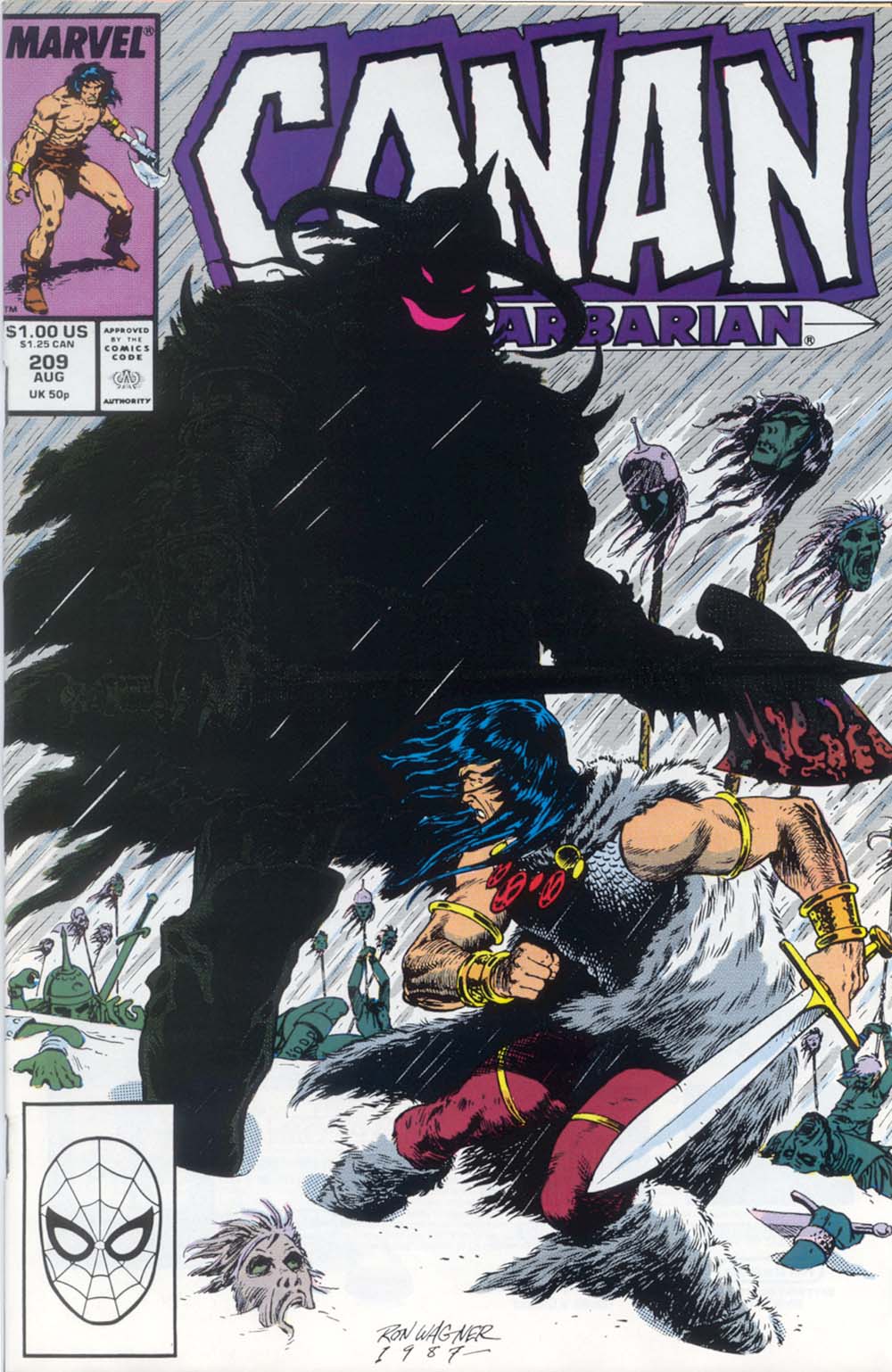 Read online Conan the Barbarian (1970) comic -  Issue #209 - 1