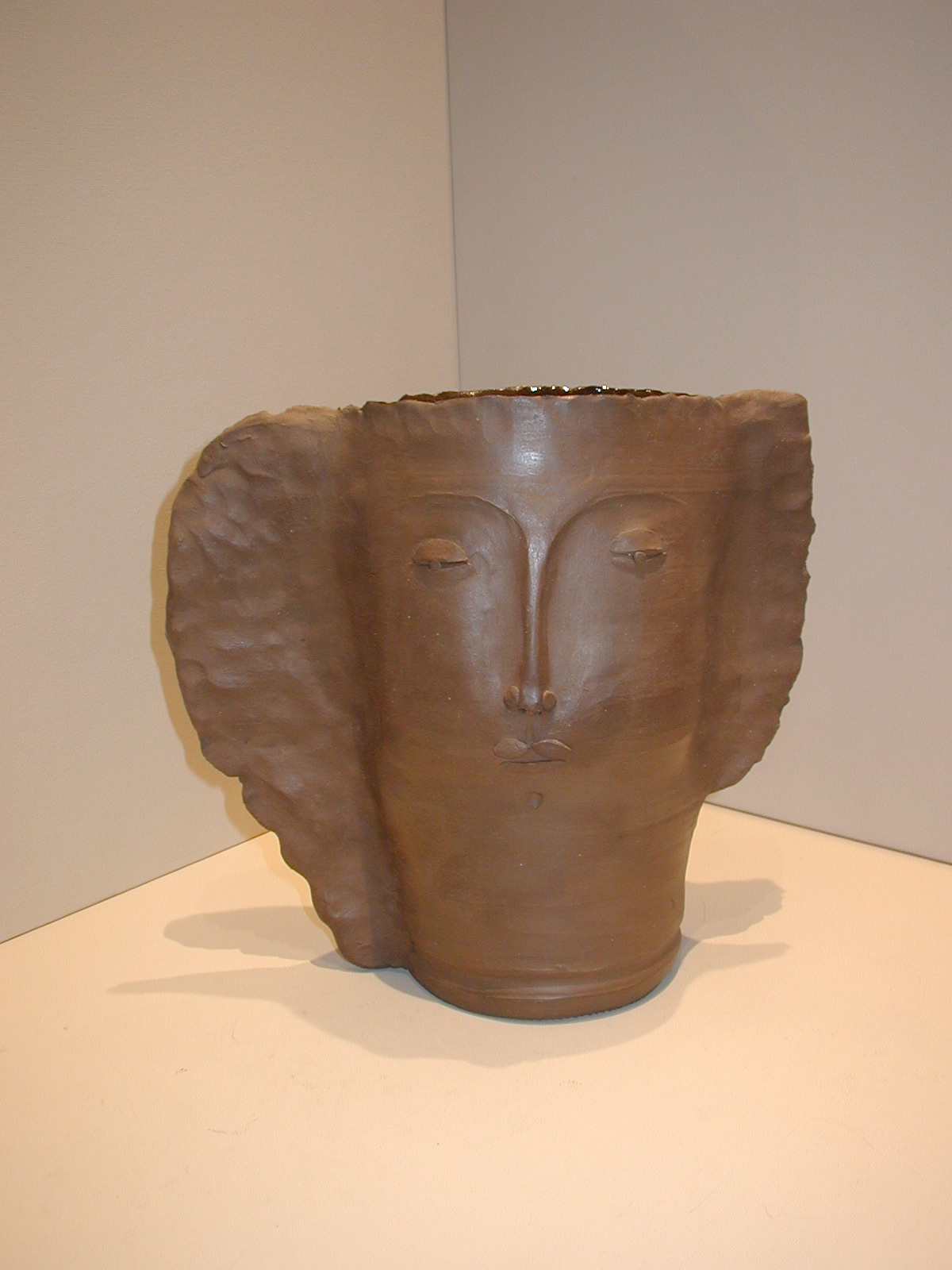 Frenchceramik Ceramique Des Freres Cloutier Vase Visage