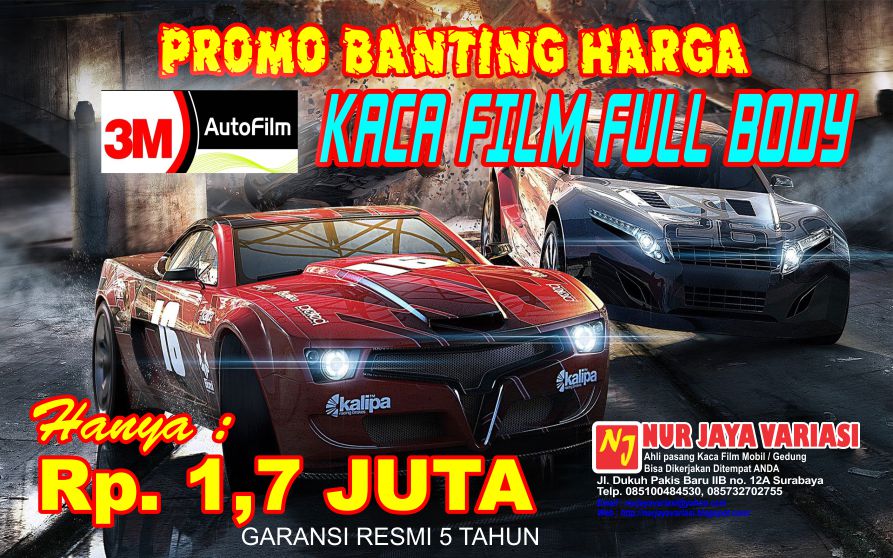 nurjaya variasi promo banting harga 3m autofilm nurjaya variasi promo banting harga 3m autofilm