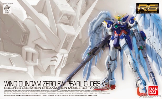 Rg 1 144 Wing Gundam Zero Custom Ew Ver Pearl Gloss Ver Release Info Box Art And Official Images Gundam Kits Collection News And Reviews