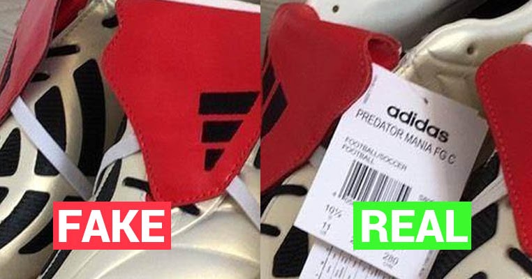 aceptar Haz lo mejor que pueda orden Fake vs Real Adidas Predator Remake Boots - What Are The Differences And  How to Identify a Counterfeit Predator Mania? - Footy Headlines