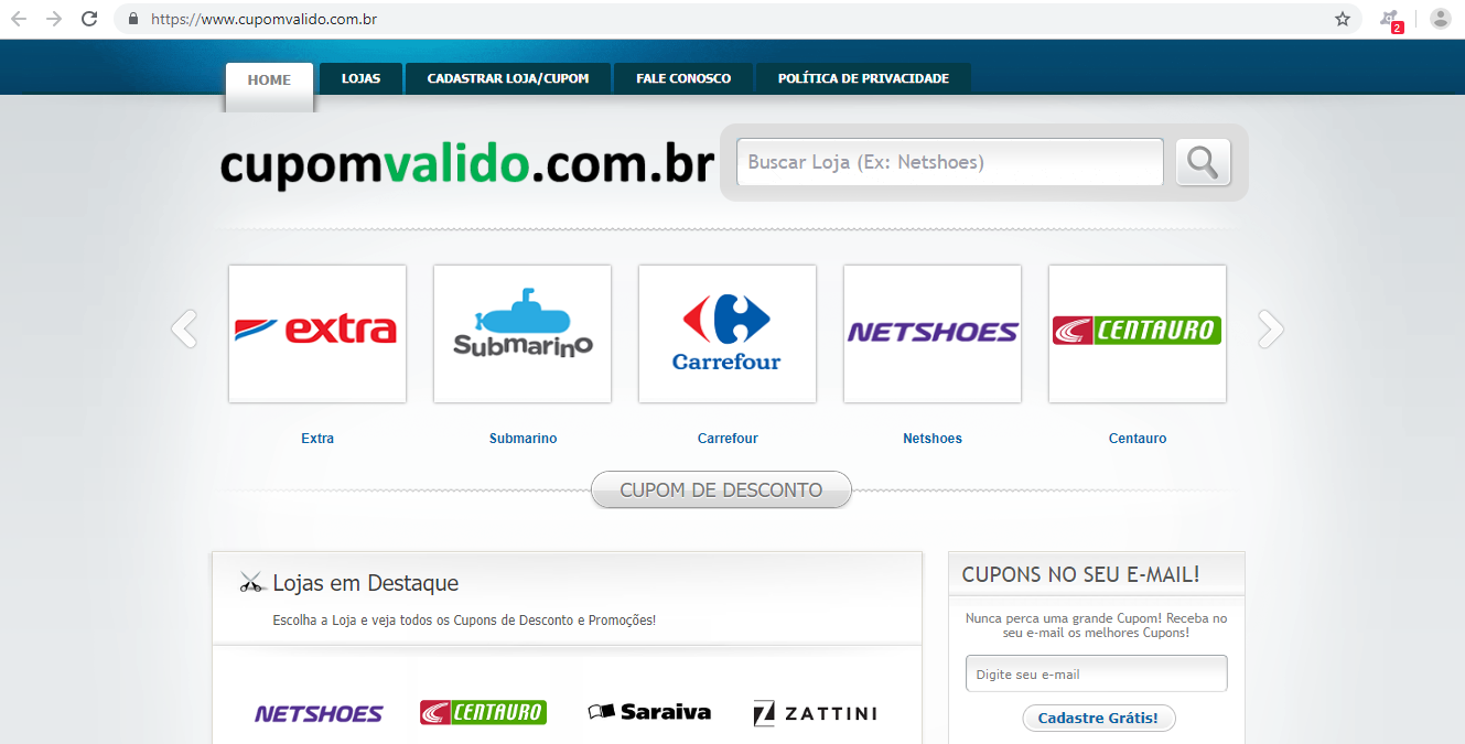 cupom de desconto netshoes janeiro 2019