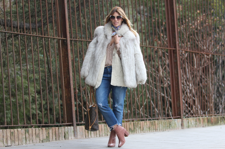 Miss trendy Barcelona: Look para combatir el frío con botas de