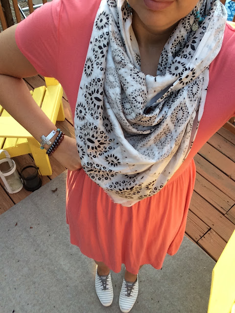 Scarves are a great way to add some interest to an outfit
