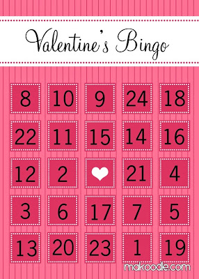Valentine's Day Bingo Cards For Kids 3