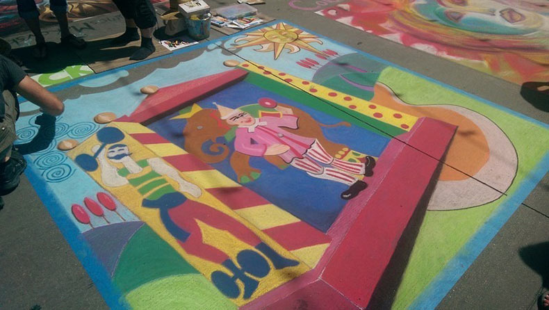 El Festival de Arte de tiza de Denver - POP-PICTURE