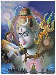 Lord Shiva drinking the poison