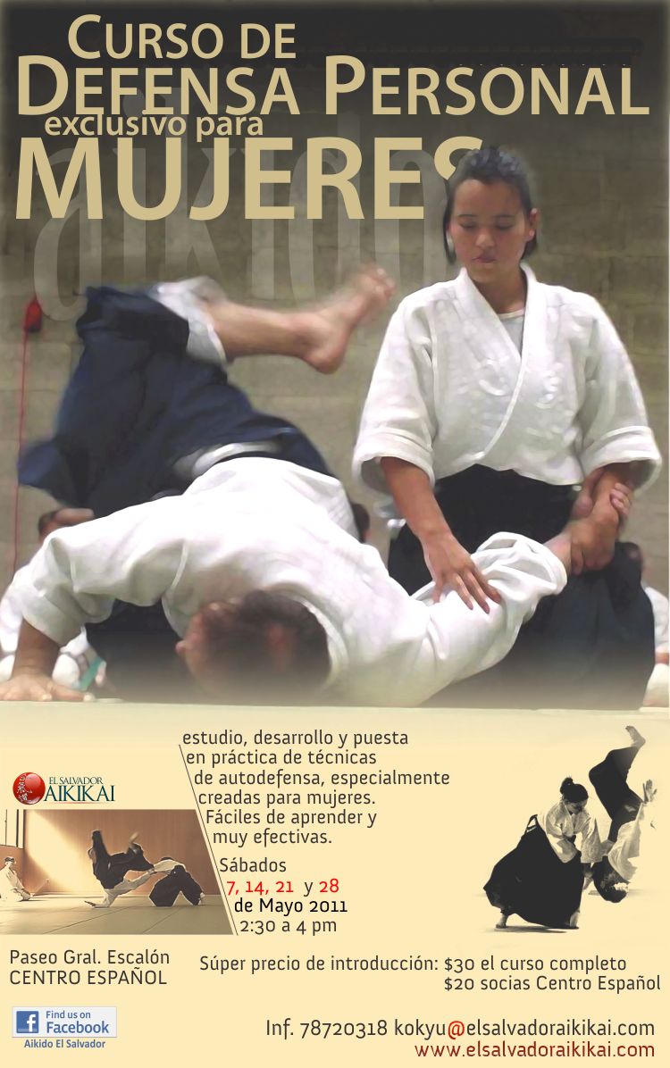 INFOAIKIDO El Salvador. Curso de Defensa Personal para Mujeres INFOAIKIDO El Salvador. Curso de Defensa Personal para Mujeres