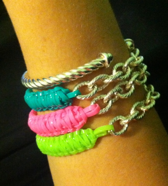 CHIC.CLASSY.CHEAP DIY Tutorial Cobra Stitch Lanyard Bracelet with Chain