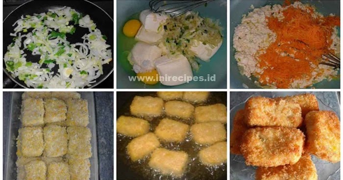 Resep Nugget Tahu Sayur Cemilan  Sehat Bergizi Untuk Anak  