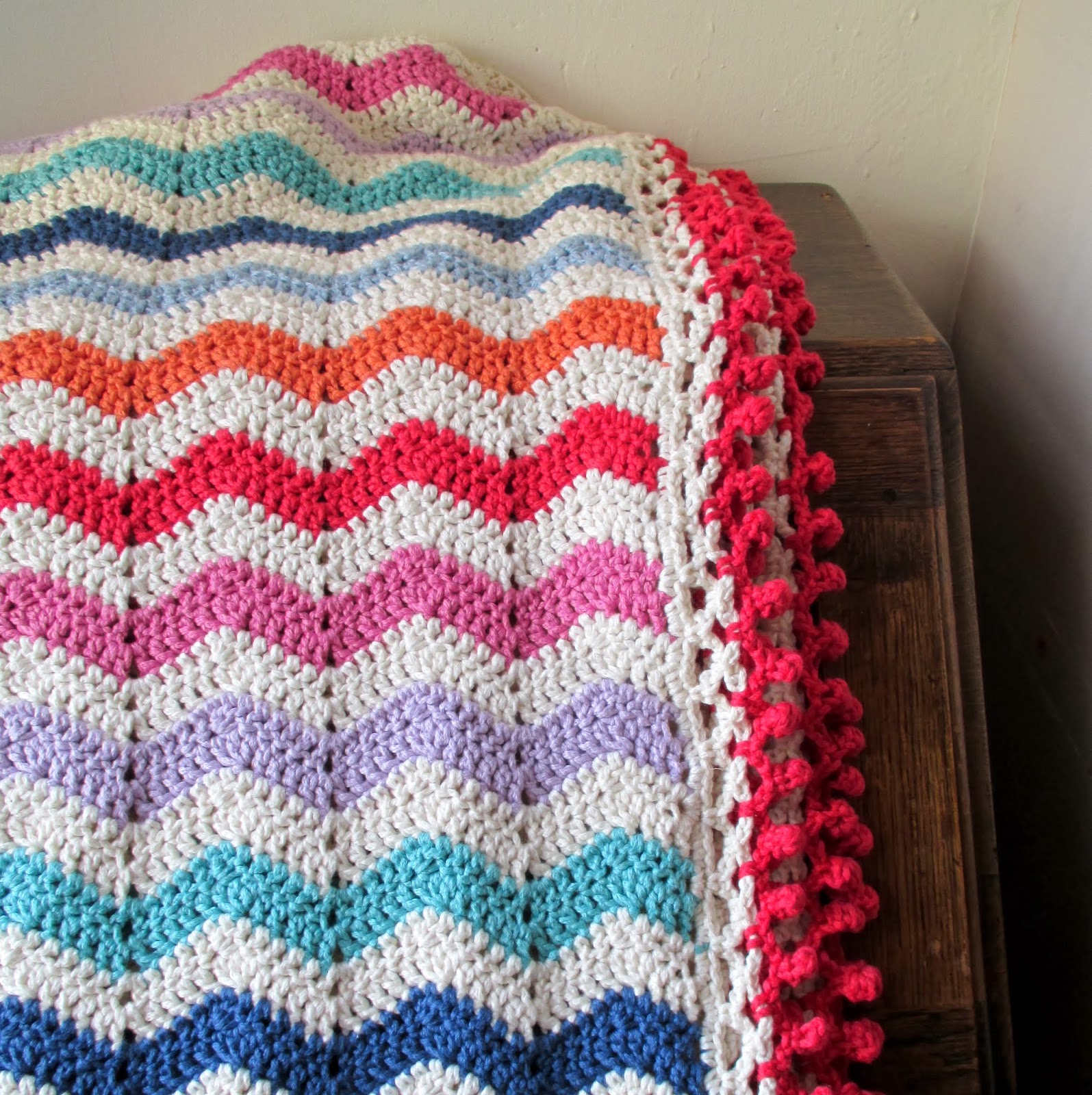 mrsbrownmakes... Finished Martha's Ripple Blanket