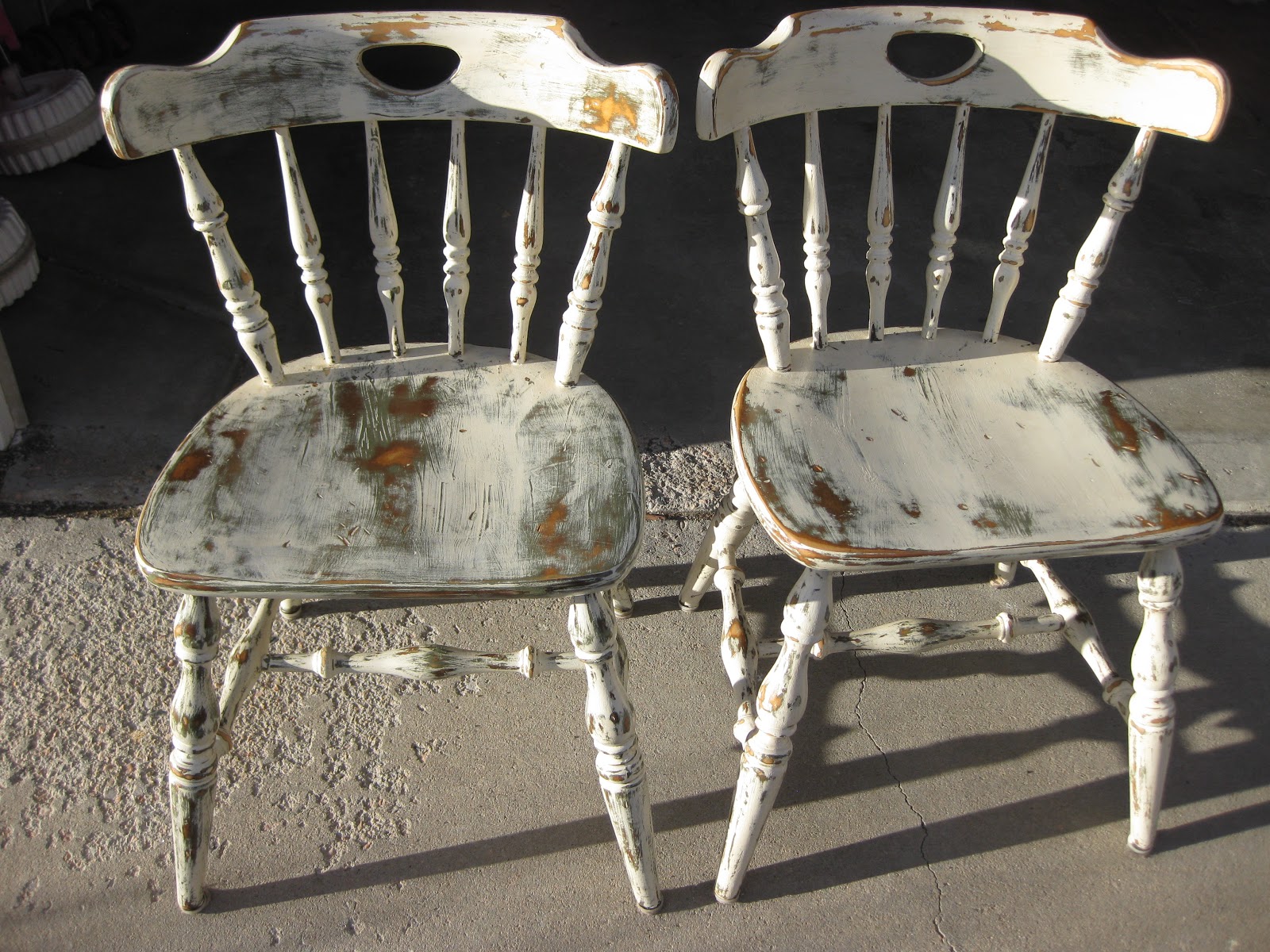 Distressed Kitchen Chairs