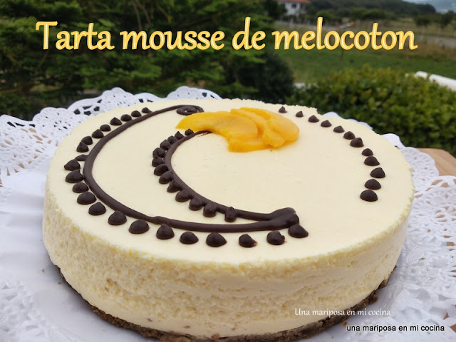 Tarta Mousse De Melocoton