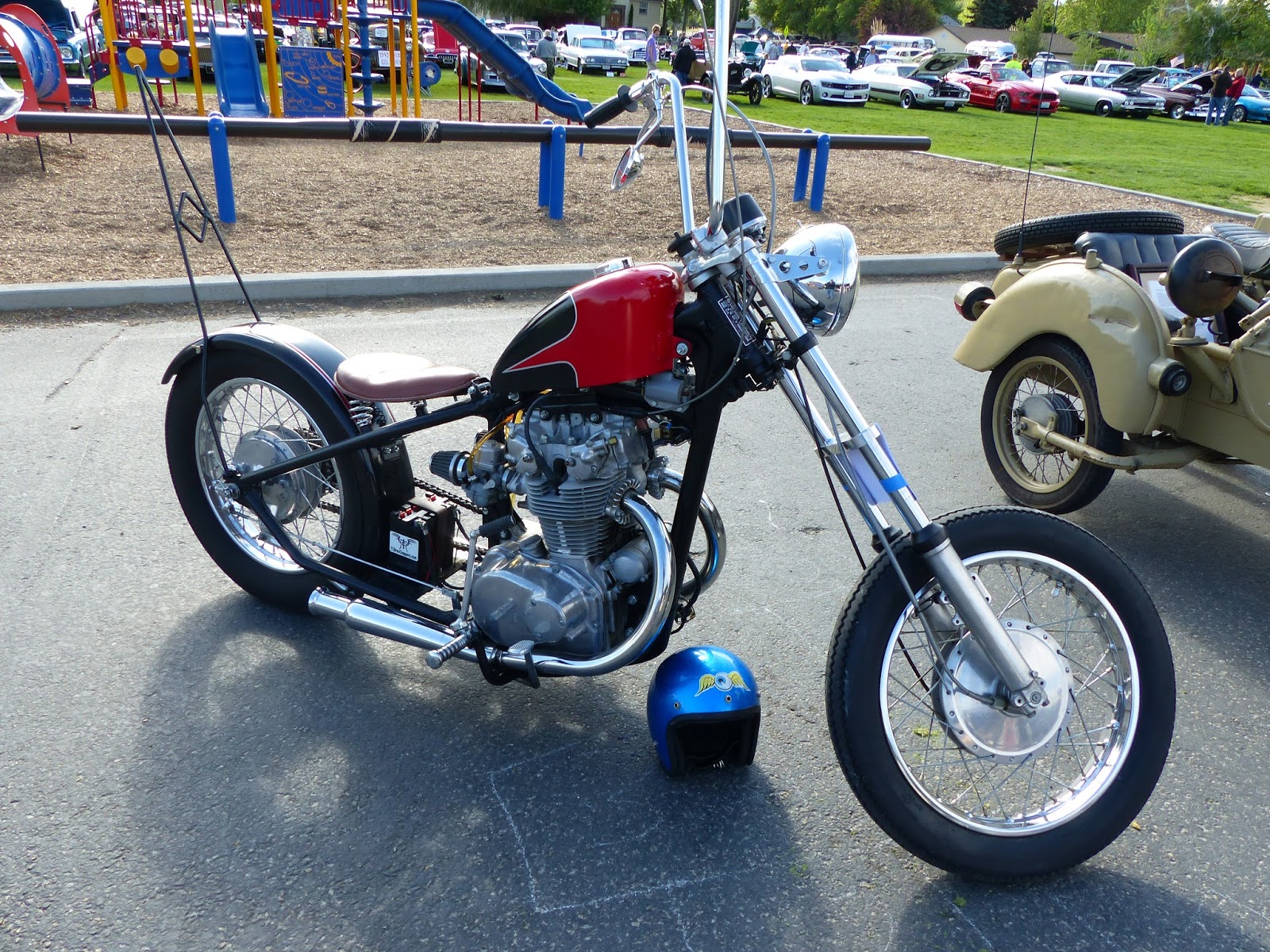 honda cb450 chopper
