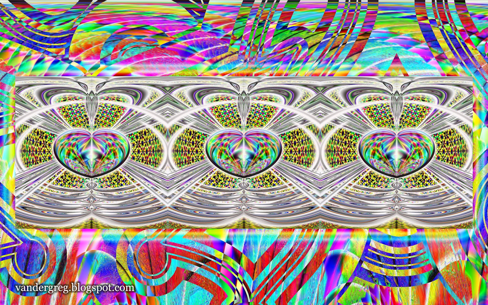 psychedelic art by gvan42 - Gregory Vanderlaan - Cosmic Mushroom Visions and Silly Eye Candy!