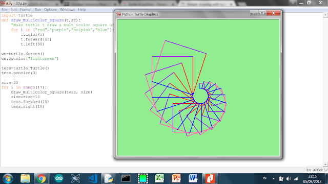 Draw in Python 2.7 with Turtle Library - SEEVER BLOG