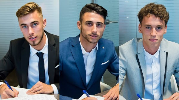 Oficial: El FC Barcelona renueva a Óscar Mingueza, Jandro y Guillem Jaime