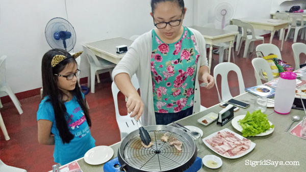 Samgyeopsal at Korean Grill Bacolod restaurant